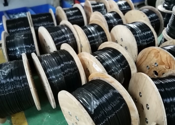 6.5mm gymdraad touw in het zwart voor zachtere oefening en kracht