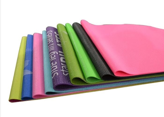 Van de de Yogamat van het huisgebruik het Antislip Gemakkelijke Onderhoud met 3 - 8mm Facultatieve Dikte