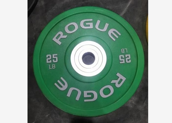 Zwarte Rubberbarbell het Gewichtsplaten van Pu/Gewichtheffenplaten 2,5 - 25kgs
